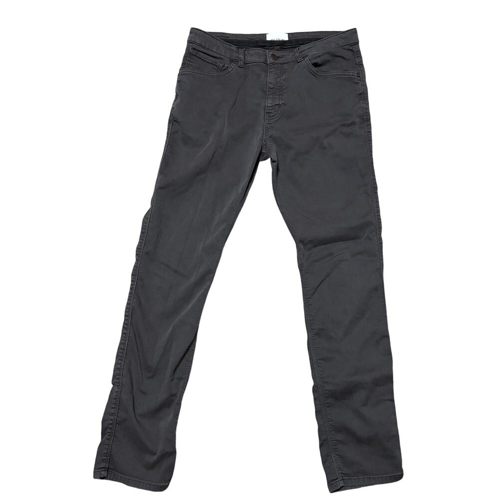 DU/ER Mens No Sweat Slim Straight Pants Slate Style WFNS1001 31 X 32